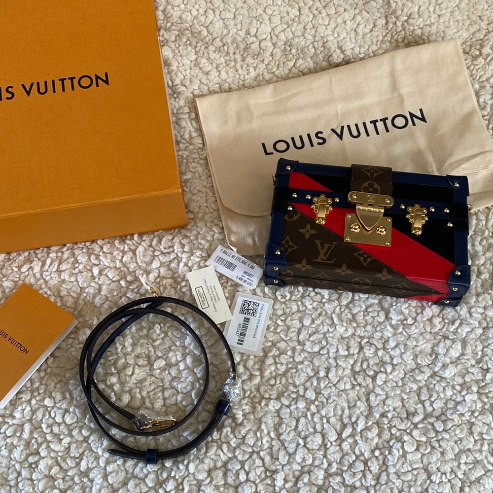 Louis Vuitton petite malle malletage